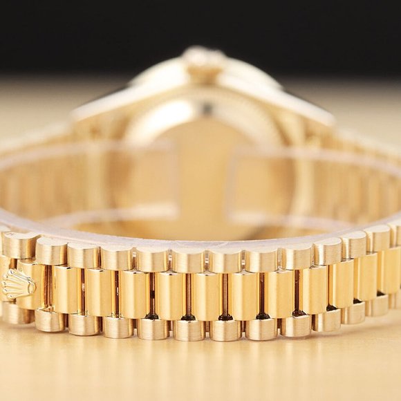 Rolex President 18k Gold Ladies Watch w/ factory box + hang tag!! - Picture 8 of 9